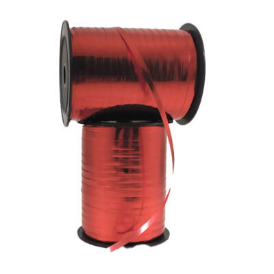 Cordó polipropilè Crimped de 5mm x 250m. Color Vermell Metal·lizat