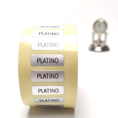 Etiqueta Adhesiva "Platino" (1.000u.)