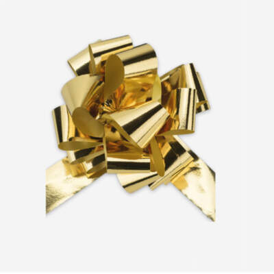 Llaços Automàtic cinta polipropilè metal·litzada de 50mm. Color Or (50u.)