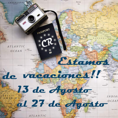 CERRADO POR VACACIONES del 13 de Agosto al 27 de Agosto